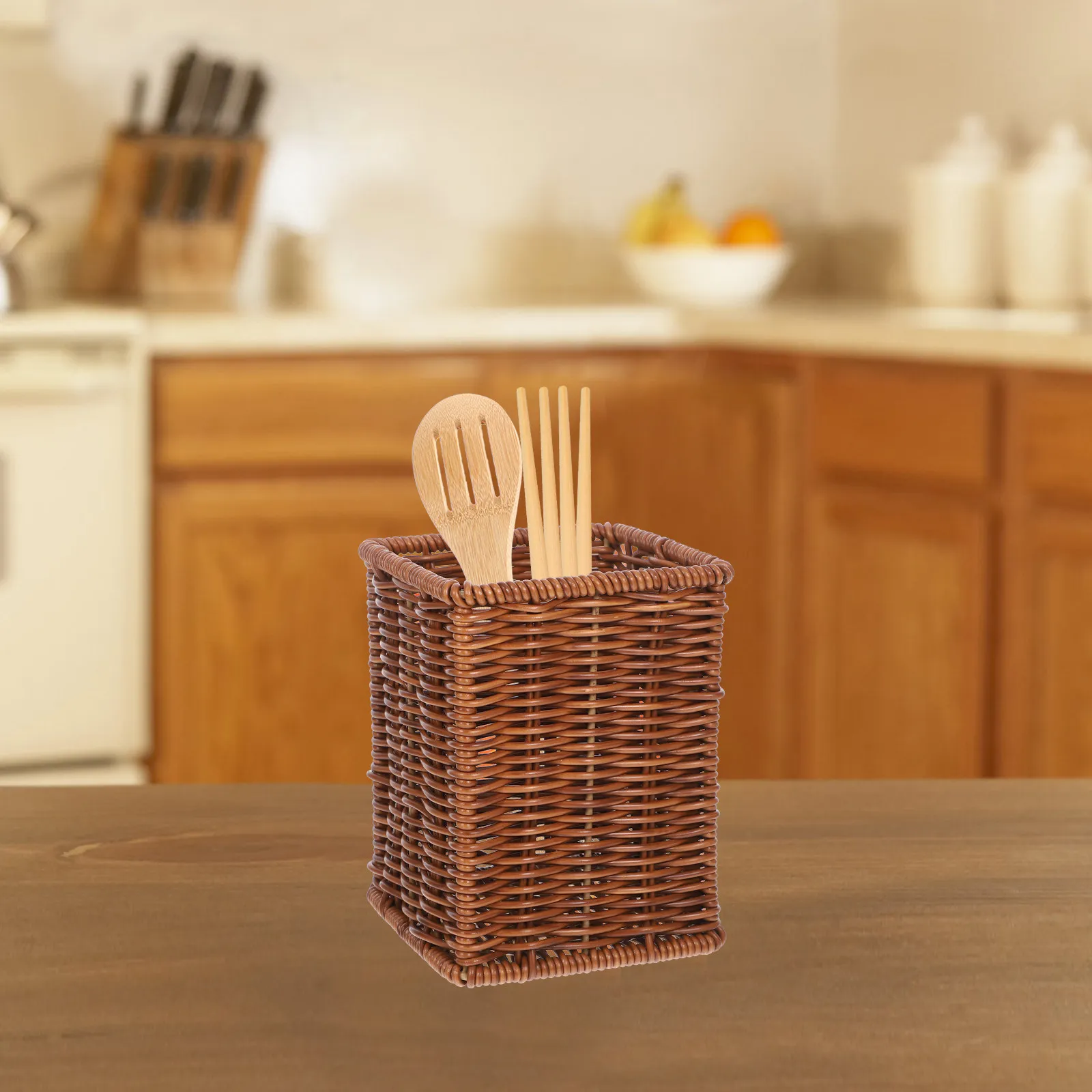 Woven Chopstick Storage Box Rustic Country Style Countertop Utensil Holder for Chopsticks Spoons Cooking Tools Kitchen
Woven Chopstick Storage Box Rustic Country Style Countertop Utensil Holder for Chopsticks Spoons Cooking Tools Kitchen