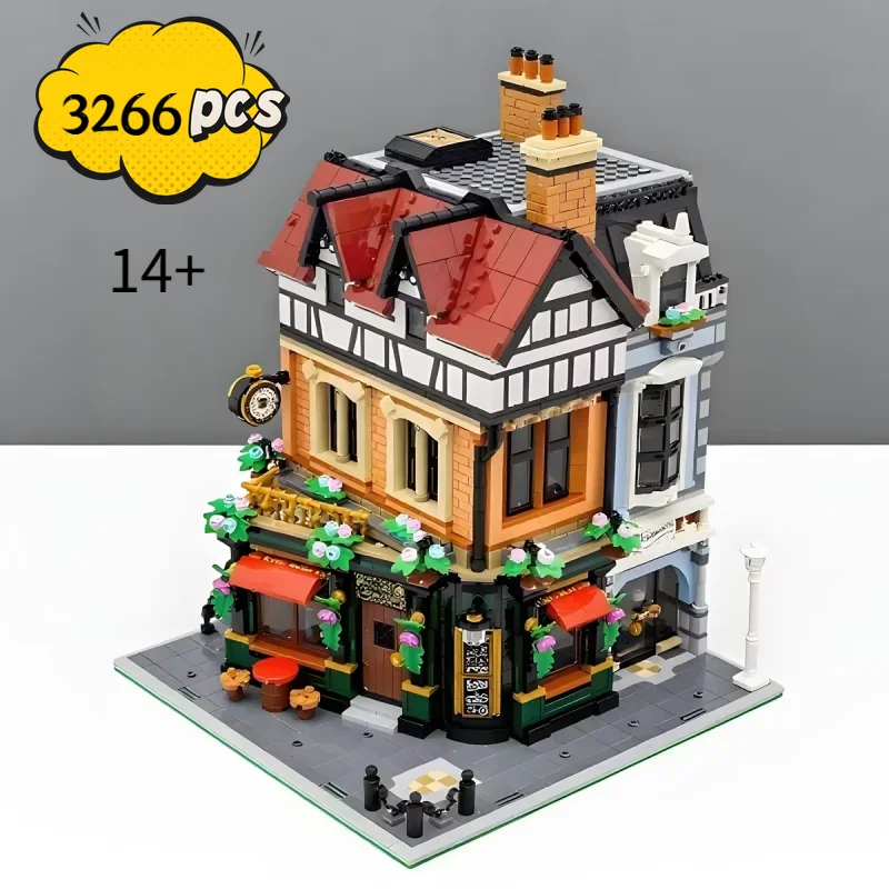 Big Sale 10350 Tudor Corner Modular 3266PCS Building Blocks Creative Expert Bricks Street Views Toys Birthday Gifts
Big Sale 10350 Tudor Corner Modular 3266PCS Building Blocks Creative Expert Bricks Street Views Toys Birthday Gifts