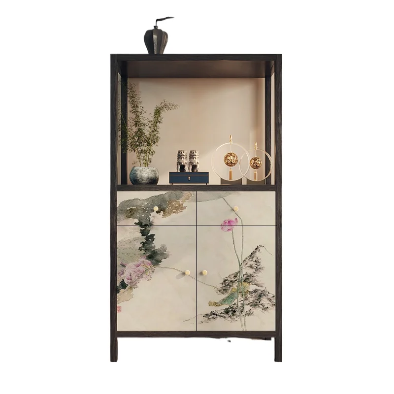Solid wood Bogu frame, living room rack, entrance, household storage multi-layer display rack
Solid wood Bogu frame, living room rack, entrance, household storage multi-layer display rack