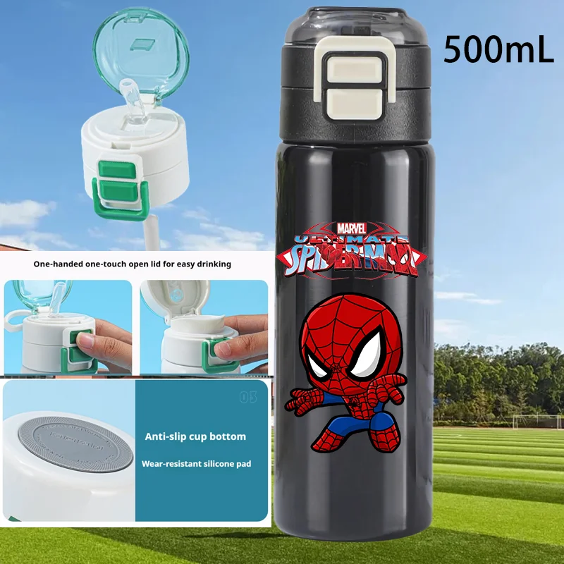 Изолированная кружка для питья с трубочкой, 500 мл, Miniso, Disney, Marvel, Spider Man, Hulk, подарок для детей
Изолированная кружка для питья с трубочкой, 500 мл, Miniso, Disney, Marvel, Spider Man, Hulk, подарок для детей