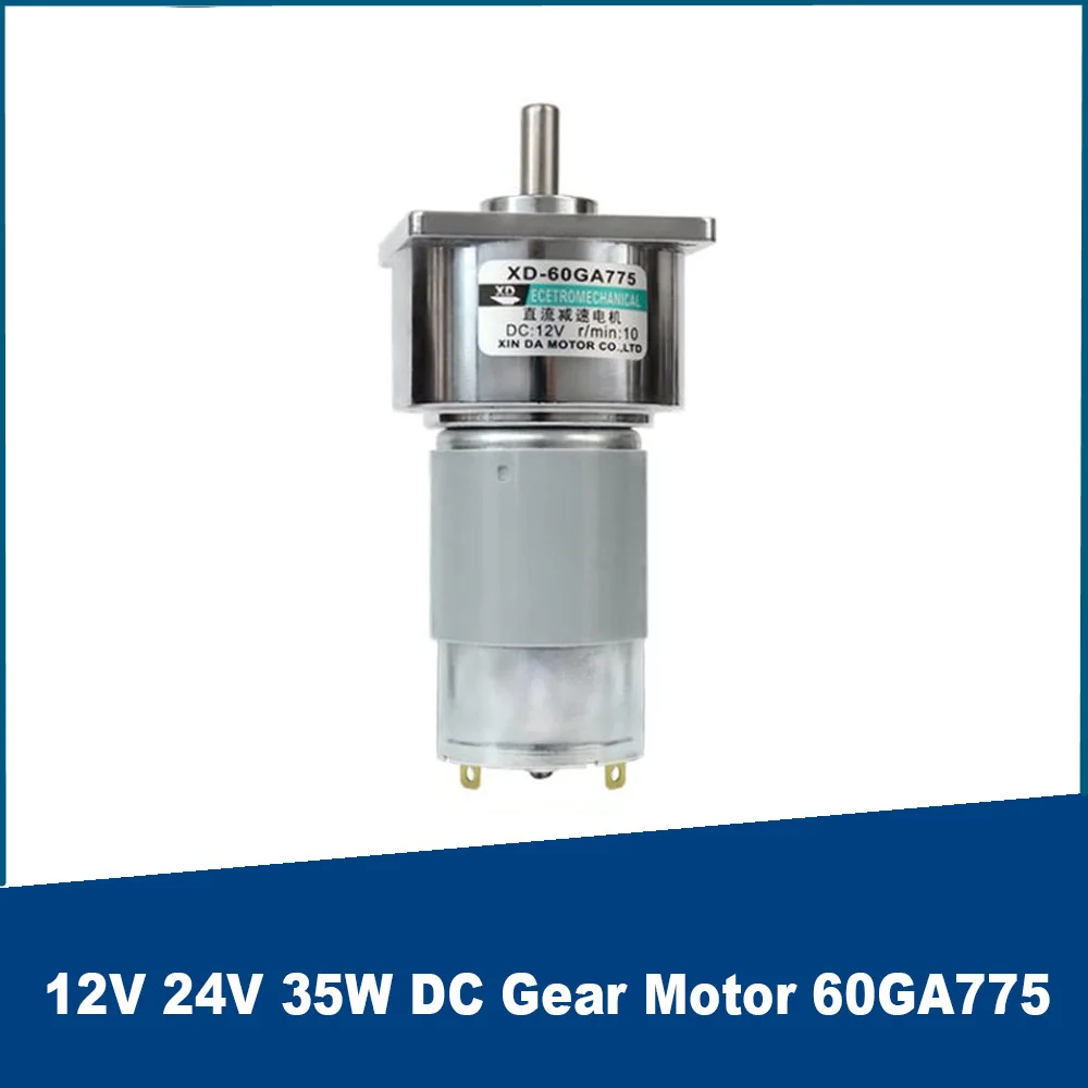 60GA775 12V Dc Gear Motor 24V High Torque Dc Motor 35W Permanent Magnet Motor Adjustable Speed 775
60GA775 12V Dc Gear Motor 24V High Torque Dc Motor 35W Permanent Magnet Motor Adjustable Speed 775