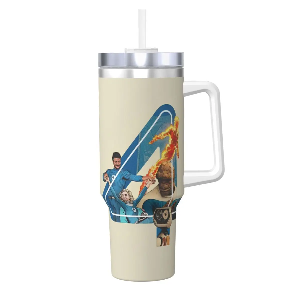 Fantastic Four Tumbler Cold Drink Water Bottle Portable Stainless Steel Thermal Mug Custom DIY Beach Car Mugs
Fantastic Four Tumbler Cold Drink Water Bottle Portable Stainless Steel Thermal Mug Custom DIY Beach Car Mugs