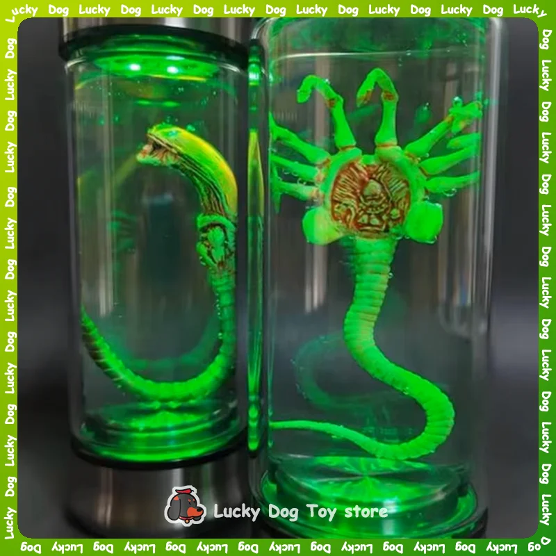 Alien Glow Jar Xenomorph Specimen Facehugger Embryo Glass Jar Movie Prop Replica Home Decor Desktop Crafts Sculpture Decoration
Alien Glow Jar Xenomorph Specimen Facehugger Embryo Glass Jar Movie Prop Replica Home Decor Desktop Crafts Sculpture Decoration