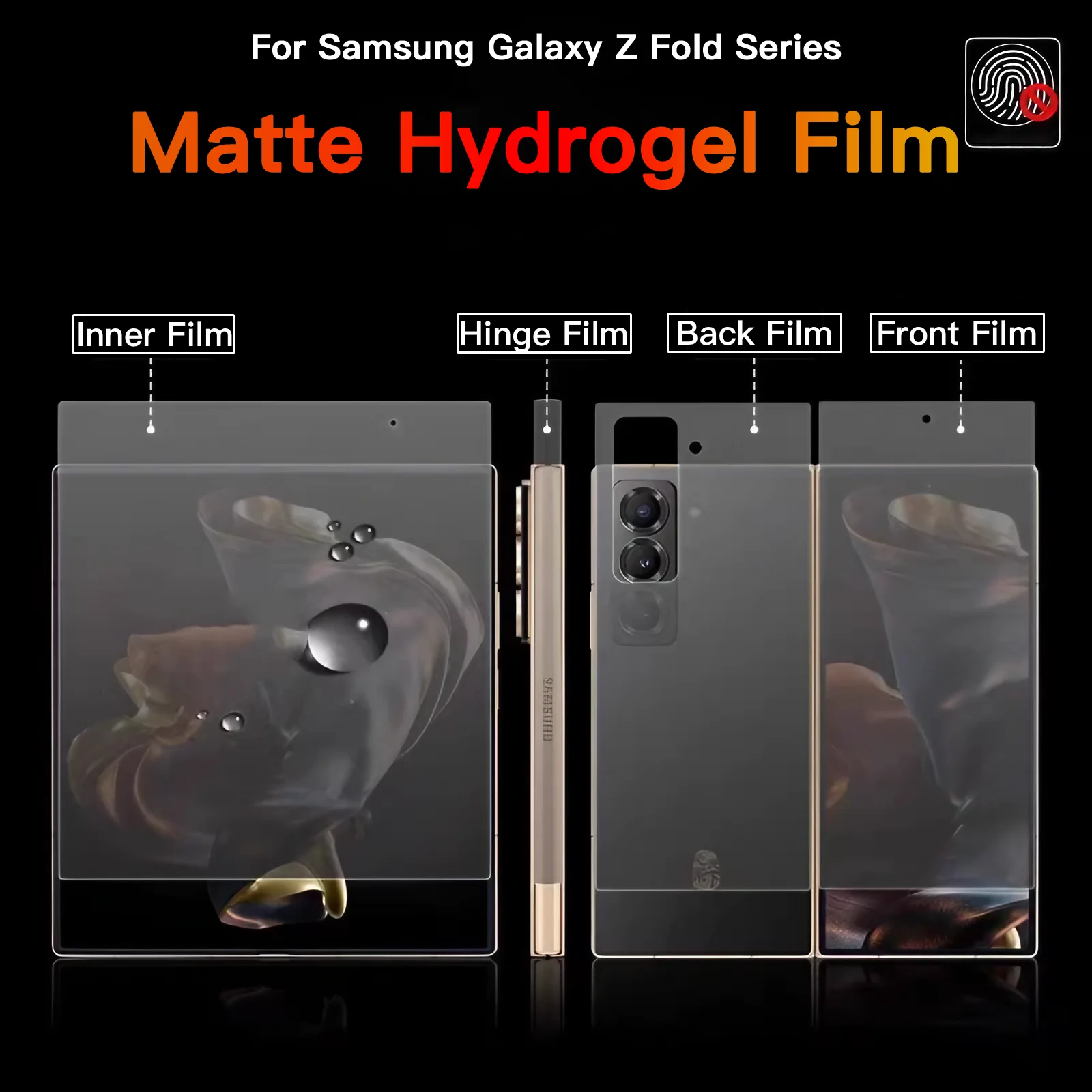 Matte Hydrogel Film For Samsung Galaxy Z Fold 7 6 5 4 3 2 SE 5G Inner Outer Hinge Sticker Full Body Screen Protector
Matte Hydrogel Film For Samsung Galaxy Z Fold 7 6 5 4 3 2 SE 5G Inner Outer Hinge Sticker Full Body Screen Protector