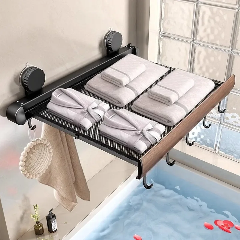 Bathroom Towel Storage Shelves No Drill Wall-mounted Towel Racks Telescopic Durable Hanging Hook Bathroom Accessories Organizer
Bathroom Towel Storage Shelves No Drill Wall-mounted Towel Racks Telescopic Durable Hanging Hook Bathroom Accessories Organizer