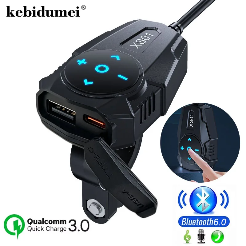 Wireless Remote Control Media Controller Waterproof with USB Type C Phone Charging for Helmet Earphone Motorcycle Bike Handlebar
Wireless Remote Control Media Controller Waterproof with USB Type C Phone Charging for Helmet Earphone Motorcycle Bike Handlebar