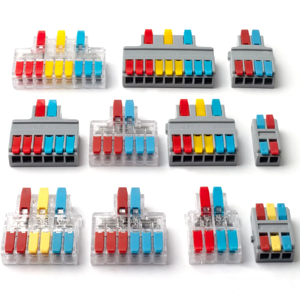 Fast Splicing Multiplex Butt Wire Connector Universal Compact Splitter Push-in Home Conductor Terminal Electric Cable Block
Fast Splicing Multiplex Butt Wire Connector Universal Compact Splitter Push-in Home Conductor Terminal Electric Cable Block