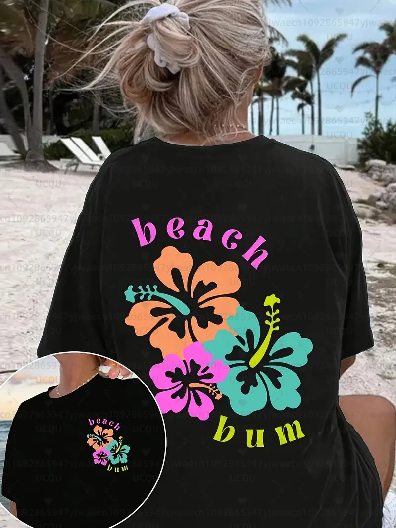 Футболка с рисунком «Let'S Go Hawaii» Оранжевый принт гибискуса Повседневный топ с круглым вырезом и короткими рукавами Пляжные прогулки и топы с тропическими вибрами
Футболка с рисунком «Let'S Go Hawaii» Оранжевый принт гибискуса Повседневный топ с круглым вырезом и короткими рукавами Пляжные прогулки и топы с тропическими вибрами