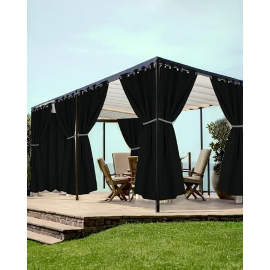 Outdoor Curtains for Patio: Waterproof, All-Weather Polyester, Beige, UV-Resistant Mildew-Proof for Balcony, Gazebo, Pergola, P
Outdoor Curtains for Patio: Waterproof, All-Weather Polyester, Beige, UV-Resistant Mildew-Proof for Balcony, Gazebo, Pergola, P