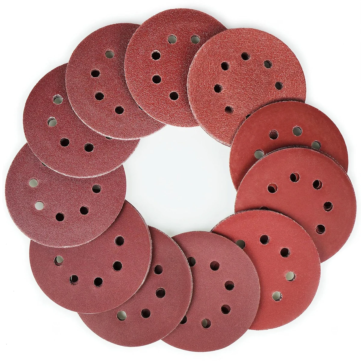 60-piece 5-inch 8-hole sandpaper discs,8-Hole Hook and Loop Self-Adhesive Sanding Disc,Circular hook-and-loop sandpaper
60-piece 5-inch 8-hole sandpaper discs,8-Hole Hook and Loop Self-Adhesive Sanding Disc,Circular hook-and-loop sandpaper