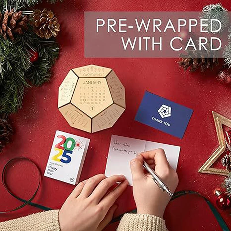 New Wooden 2025 Calendar Dodecahedral Cube Dice Decorative Desk Calendar Building Block Calendar New Year Gift
New Wooden 2025 Calendar Dodecahedral Cube Dice Decorative Desk Calendar Building Block Calendar New Year Gift