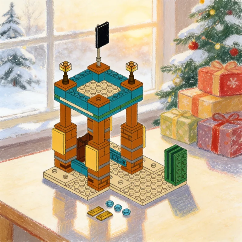 122 шт. MOC мой мир, альтернативная сборка, модель башни пустыни, строительные блоки, игрушка, архитектура, рождественские подарки, образовательная идея
122 шт. MOC мой мир, альтернативная сборка, модель башни пустыни, строительные блоки, игрушка, архитектура, рождественские подарки, образовательная идея