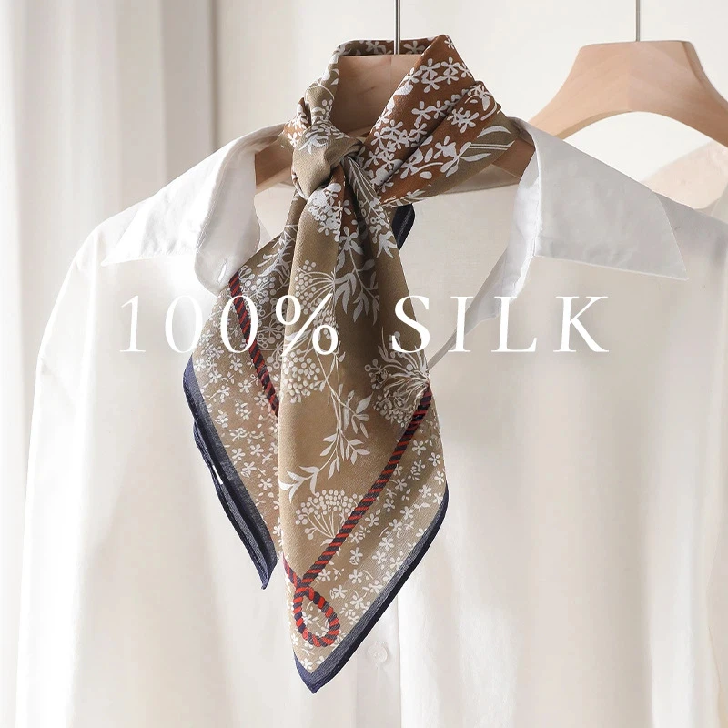 100% Silk scarf for women Mexican style vintage leaves print neck scarf head handkerchief luxury designer summer accessories
100% Silk scarf for women Mexican style vintage leaves print neck scarf head handkerchief luxury designer summer accessories