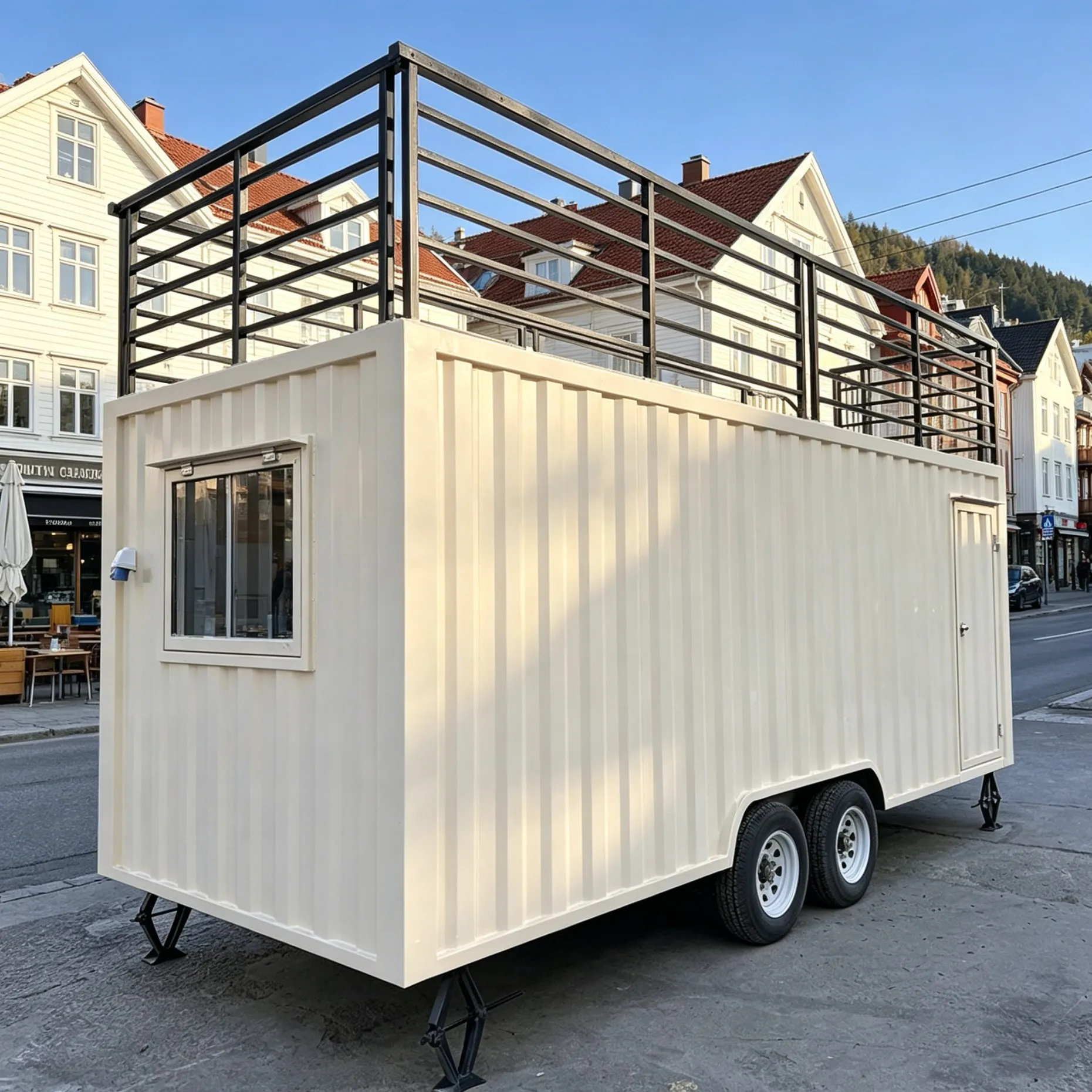 Prefab Restaurant Container Food 20FT 40FT Shipping Container Bar with Fully Equipped Kitchen
Prefab Restaurant Container Food 20FT 40FT Shipping Container Bar with Fully Equipped Kitchen
