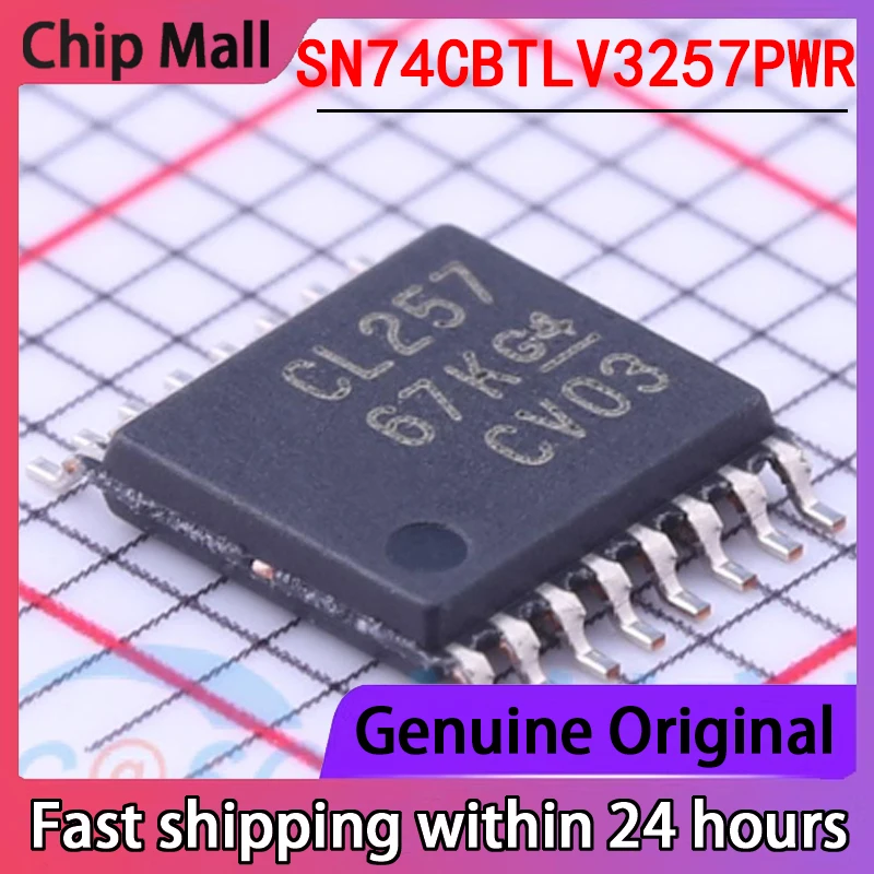 10 шт. новый оригинальный SN74CBTLV3257PWR посылка TSSOP16 аналоговый переключатель/Мультиплексор
10 шт. новый оригинальный SN74CBTLV3257PWR посылка TSSOP16 аналоговый переключатель/Мультиплексор