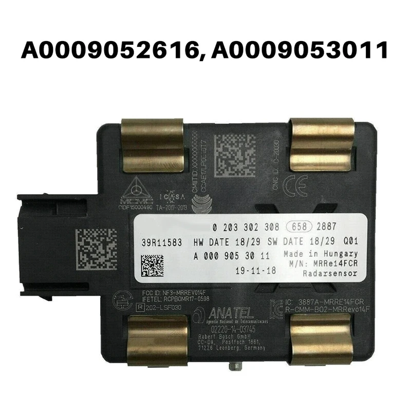 For Mercedes-Benz GLE W167 Radar Distance Control Unit Sensor A0009052616, A0009053011
For Mercedes-Benz GLE W167 Radar Distance Control Unit Sensor A0009052616, A0009053011
