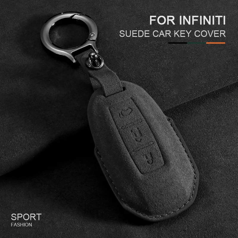 Suede Car Remote Key Case Cover For Infiniti Q50 Q60 Q70 QX50 QX60 QX70 G25 EX FX JX35 FX25 FX35 EX35 FX37 Keychain Accessories
Suede Car Remote Key Case Cover For Infiniti Q50 Q60 Q70 QX50 QX60 QX70 G25 EX FX JX35 FX25 FX35 EX35 FX37 Keychain Accessories