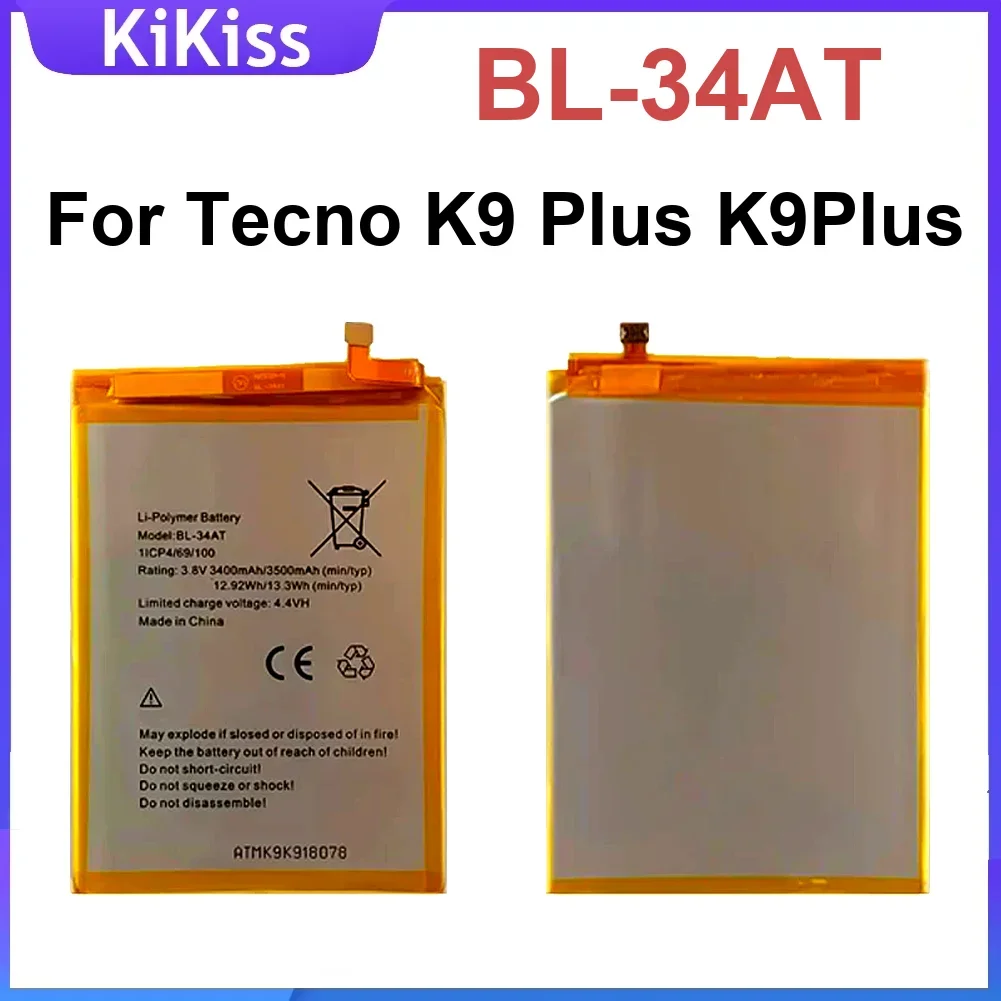 High-Performance Eco-Friendly BL-34AT Mobile Phone Battery For Tecno K9 Plus K9Plus
High-Performance Eco-Friendly BL-34AT Mobile Phone Battery For Tecno K9 Plus K9Plus