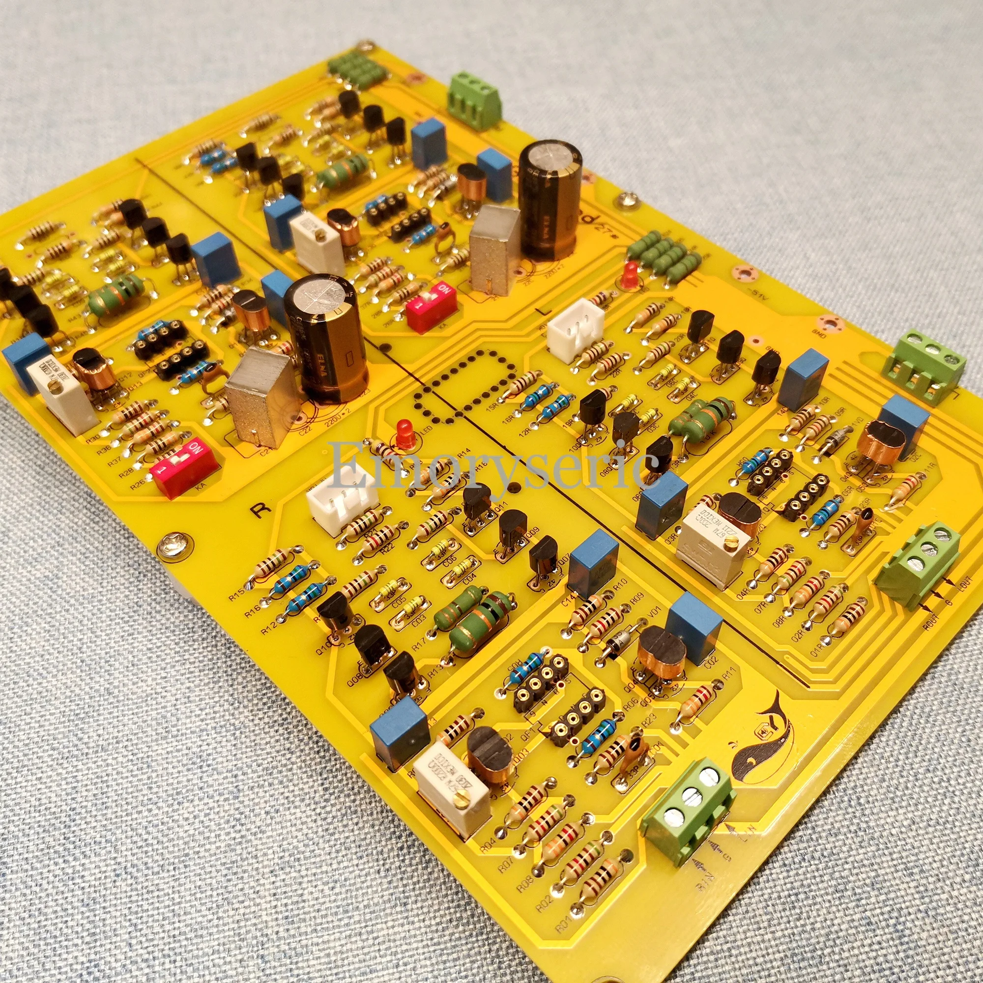 Goldmund Mimesis 27 Clone Fully Discrete Hi-Fi Preamplifier Board, Classic Circuit DIY Kit
Goldmund Mimesis 27 Clone Fully Discrete Hi-Fi Preamplifier Board, Classic Circuit DIY Kit