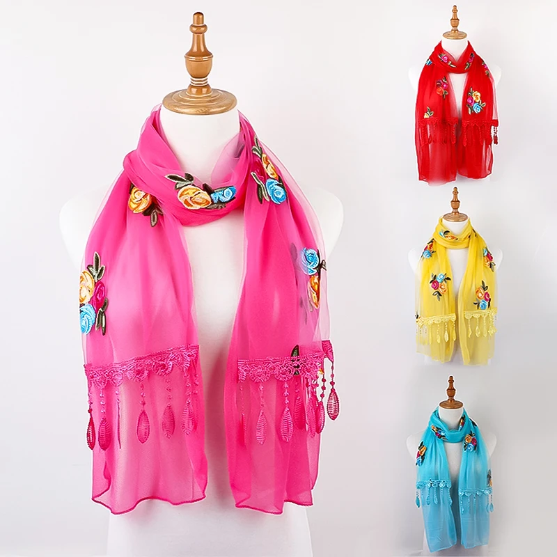 1PC 175X38CM New Fashion Embroidered Flower Pattern Scarf Shawls for Women Summer Chiffon Scarf Thin Sun Protection Shawl Wraps
1PC 175X38CM New Fashion Embroidered Flower Pattern Scarf Shawls for Women Summer Chiffon Scarf Thin Sun Protection Shawl Wraps