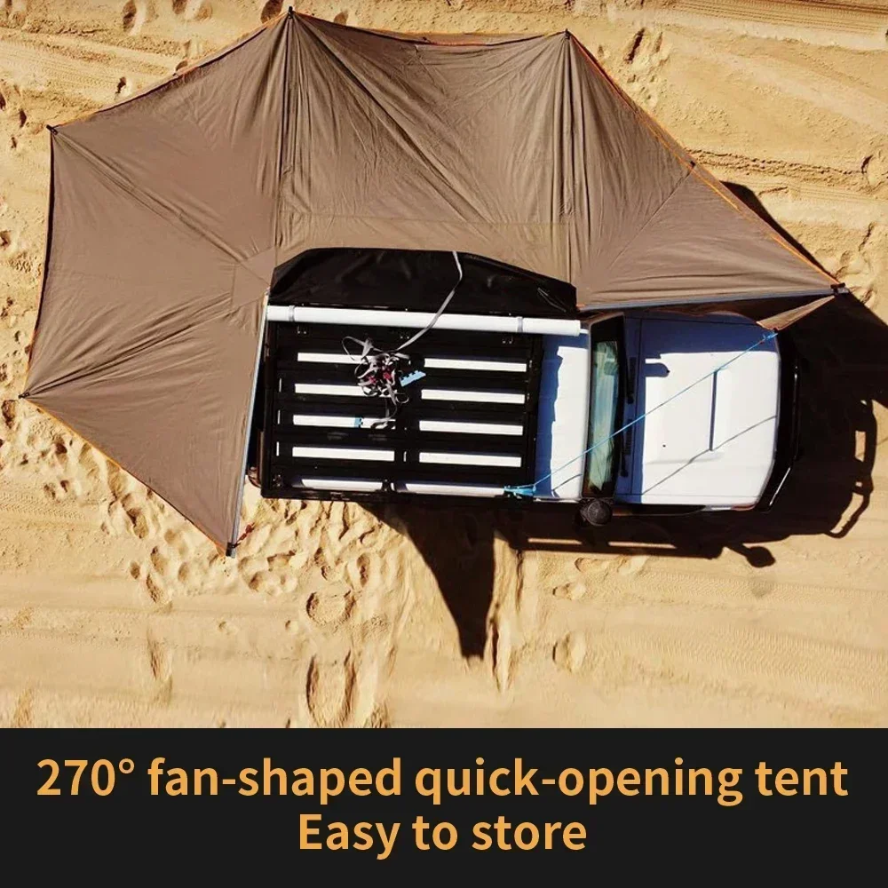 270 Car Roof Awning Tent For Sun Protection 360 Degree Awning Outdoor Travelling Modern Novel Design Car Roof Side Awning
270 Car Roof Awning Tent For Sun Protection 360 Degree Awning Outdoor Travelling Modern Novel Design Car Roof Side Awning