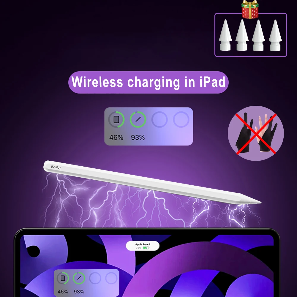 Magnetic Wireless Charging Stylus Pen For Apple Pencil 2 1 iPad Pencil Palm Rejection Tilt for iPad Air 4 5 Pro 11 12.9 Mini 6
Magnetic Wireless Charging Stylus Pen For Apple Pencil 2 1 iPad Pencil Palm Rejection Tilt for iPad Air 4 5 Pro 11 12.9 Mini 6
