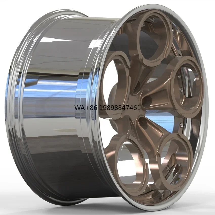 19 20 21 22 Inch 2 Piece Forged Wheels with Chrome Bronze Gold Finish 5x112 5x120 5x114.3 5x130
19 20 21 22 Inch 2 Piece Forged Wheels with Chrome Bronze Gold Finish 5x112 5x120 5x114.3 5x130