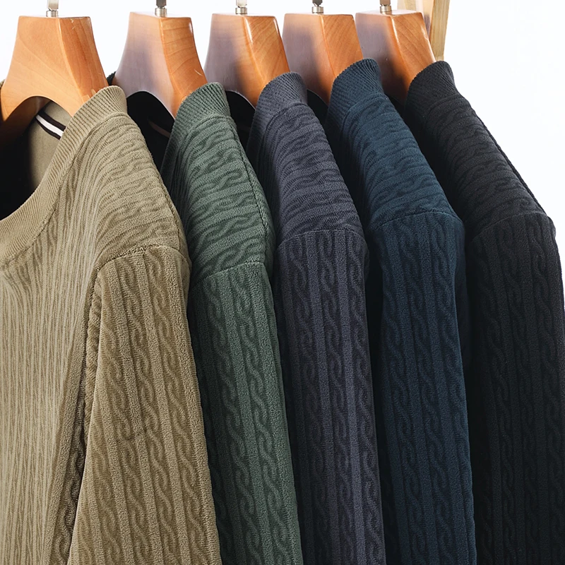Осенне-зимний новый мужской теплый свитер с круглым вырезом и длинными рукавами, изысканный вязаный удобный модный свитер, размер M-4XL
Осенне-зимний новый мужской теплый свитер с круглым вырезом и длинными рукавами, изысканный вязаный удобный модный свитер, размер M-4XL