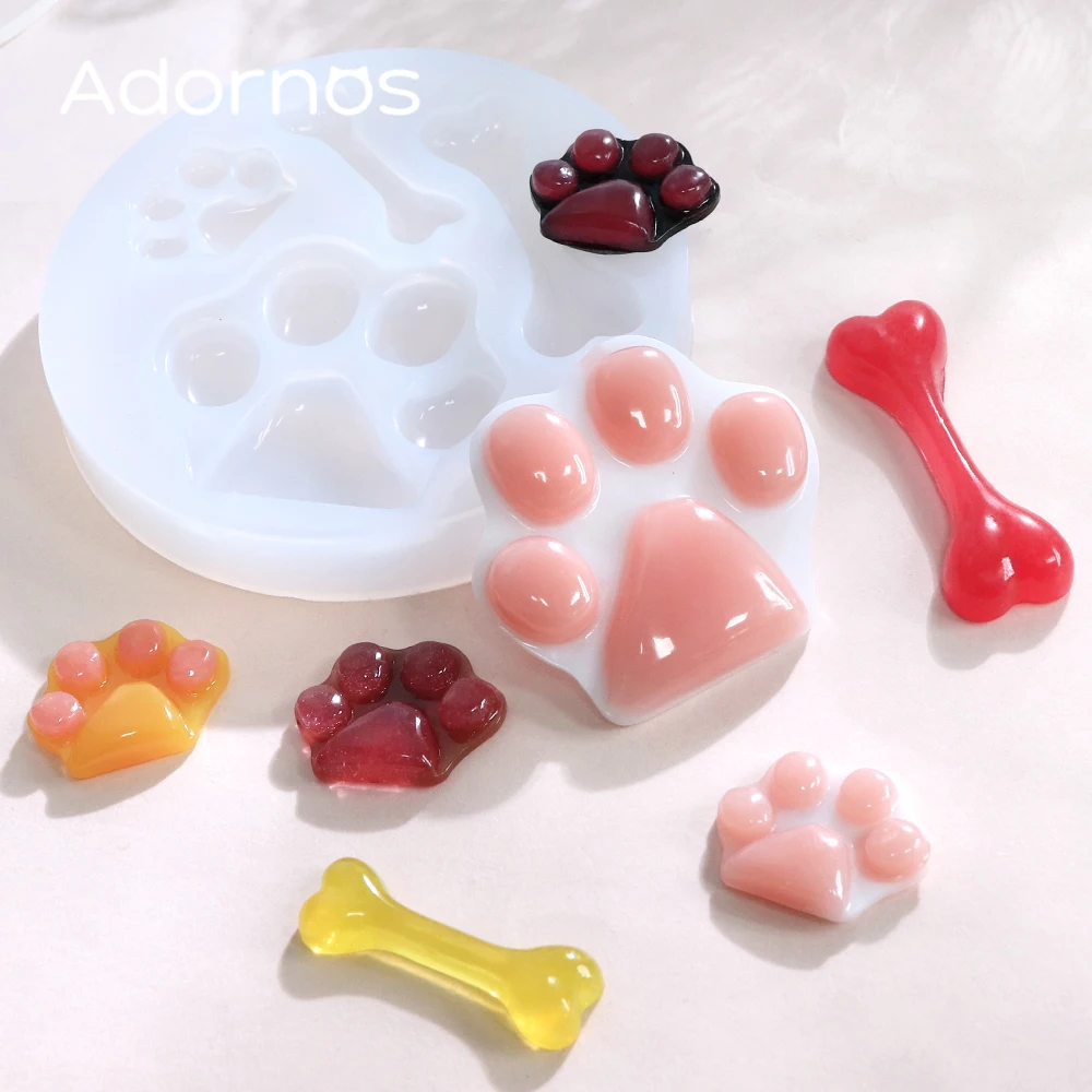 1Set Dog Claw Keychain Resin Mold Mixed Bones Shaped Epoxy Silicone Mold Pet Gift DIY Pendant Jewelry Making Casting Mould
1Set Dog Claw Keychain Resin Mold Mixed Bones Shaped Epoxy Silicone Mold Pet Gift DIY Pendant Jewelry Making Casting Mould