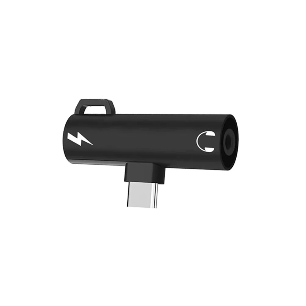 Type C Earphone Adapter 2 in 1 Type-C to 35mm Audio Charge Cable Earphone Converter Black earphone adapter for
Type C Earphone Adapter 2 in 1 Type-C to 35mm Audio Charge Cable Earphone Converter Black earphone adapter for