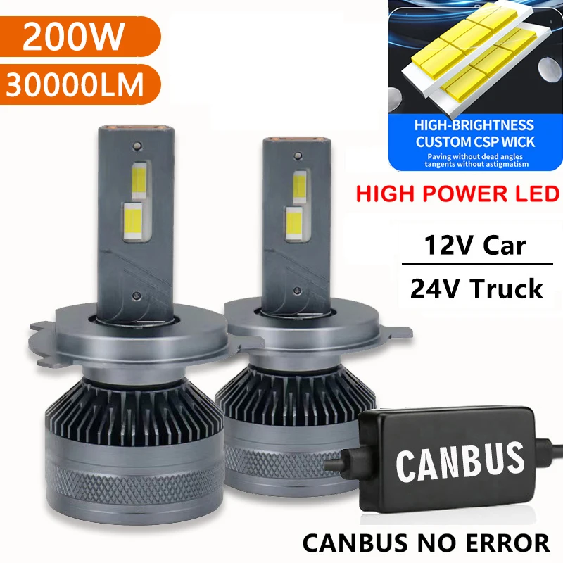 H7 LED Car 6000K 9005 HB3 9006 HB4 H1 H7 H4 H8 H9 H11 Bulb Canbus LED Lamp CSP Chips Power Car Headlight Light 200W 30000LM
H7 LED Car 6000K 9005 HB3 9006 HB4 H1 H7 H4 H8 H9 H11 Bulb Canbus LED Lamp CSP Chips Power Car Headlight Light 200W 30000LM