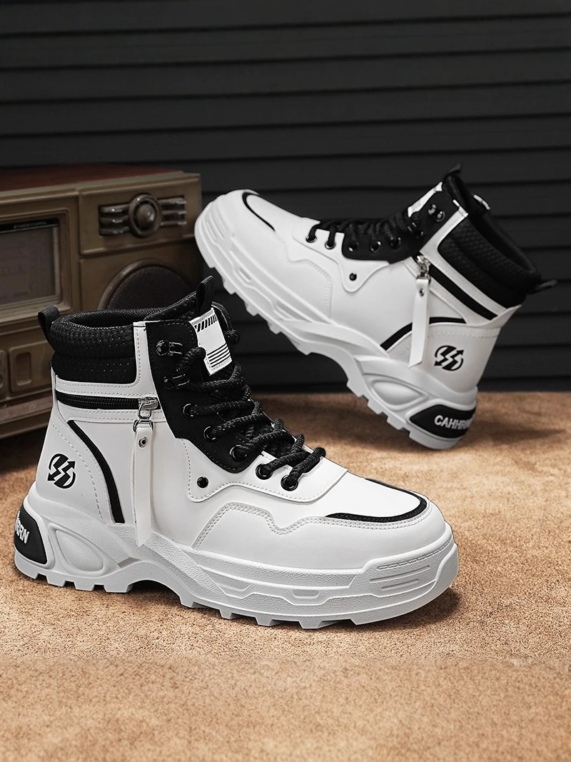 Men's Winter Boots Fleece Lined Hiking Thick Bottom Heightening Casual Sports Workwear Mountain Climbing Cotton Boots
Men's Winter Boots Fleece Lined Hiking Thick Bottom Heightening Casual Sports Workwear Mountain Climbing Cotton Boots