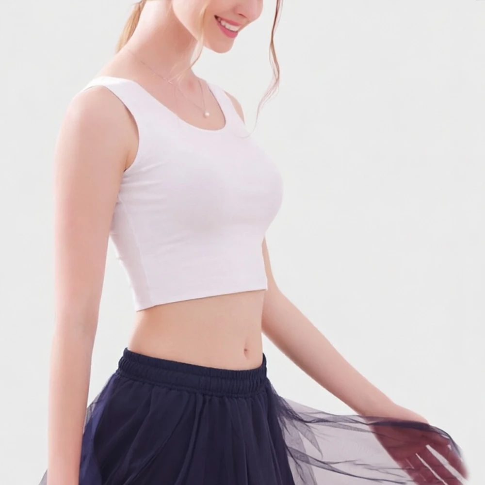 Modern Dance Yoga Gym Vest Tank Top Women Sleeveless Elastic Thin T Shirt Underwear Female Camisole Seamless Singlets Undershirt
Modern Dance Yoga Gym Vest Tank Top Women Sleeveless Elastic Thin T Shirt Underwear Female Camisole Seamless Singlets Undershirt