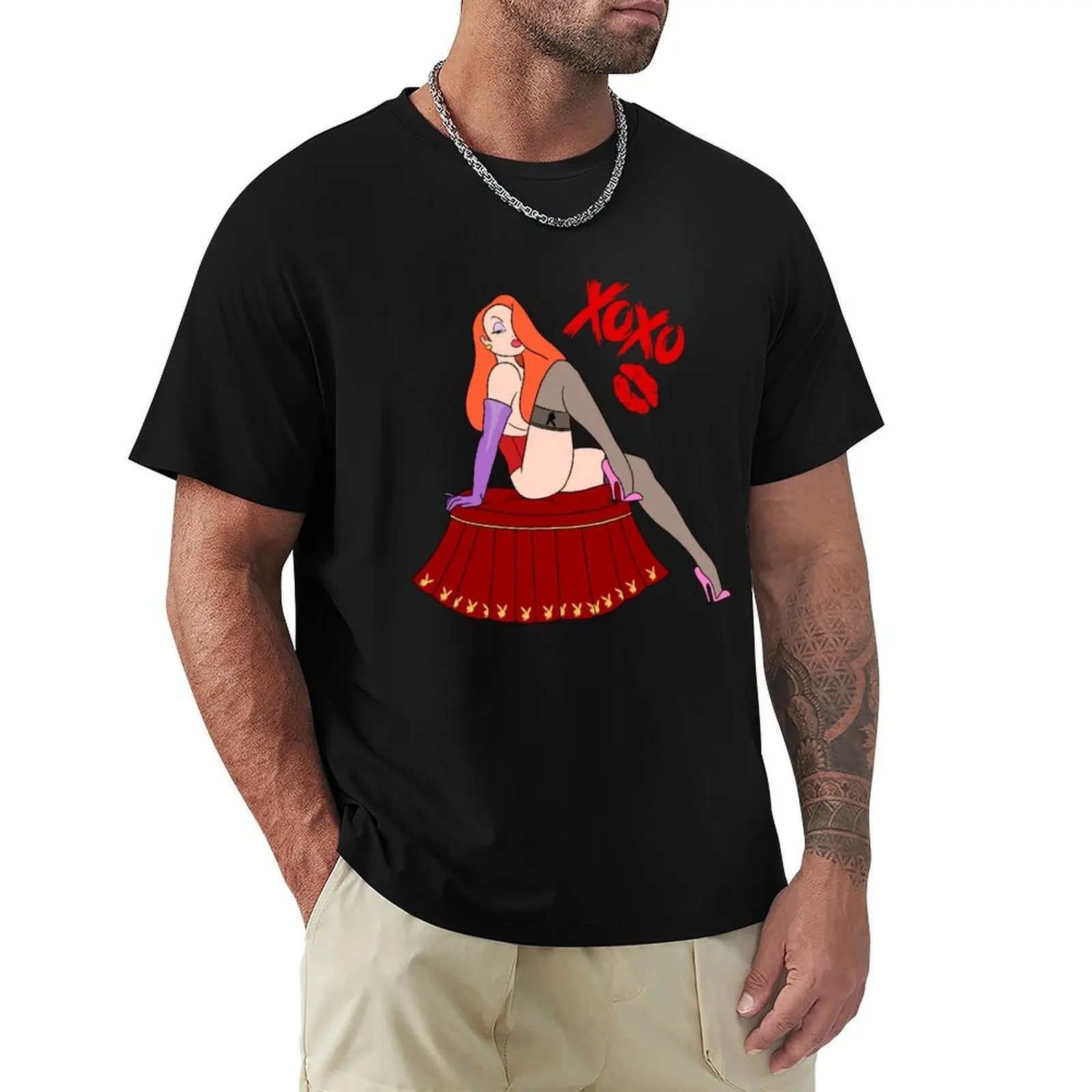 Jessica Rabbit XOXO T-Shirt Comfortable Work Wear Tee
Jessica Rabbit XOXO T-Shirt Comfortable Work Wear Tee