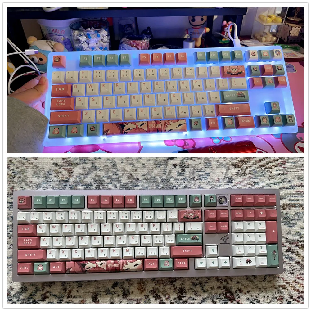 142 Keycaps PBT keycap KCA Profile for Cherry Mx Gateron Kailh Switches Mechanical Keyboard Standard ANSI/ISO Layout
142 Keycaps PBT keycap KCA Profile for Cherry Mx Gateron Kailh Switches Mechanical Keyboard Standard ANSI/ISO Layout