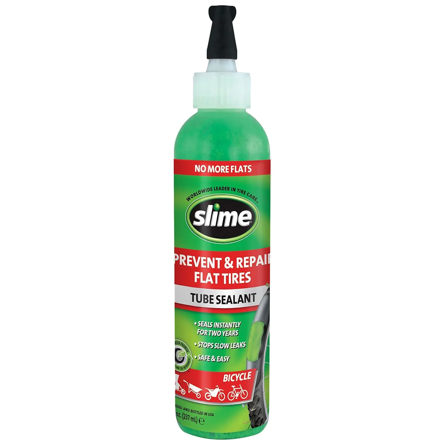 Bike Tube Puncture Repair Sealant, 8oz, Non-Toxic, Eco-Friendly, Prevents & Repairs Flat Tires for All Bicycles
Bike Tube Puncture Repair Sealant, 8oz, Non-Toxic, Eco-Friendly, Prevents & Repairs Flat Tires for All Bicycles
