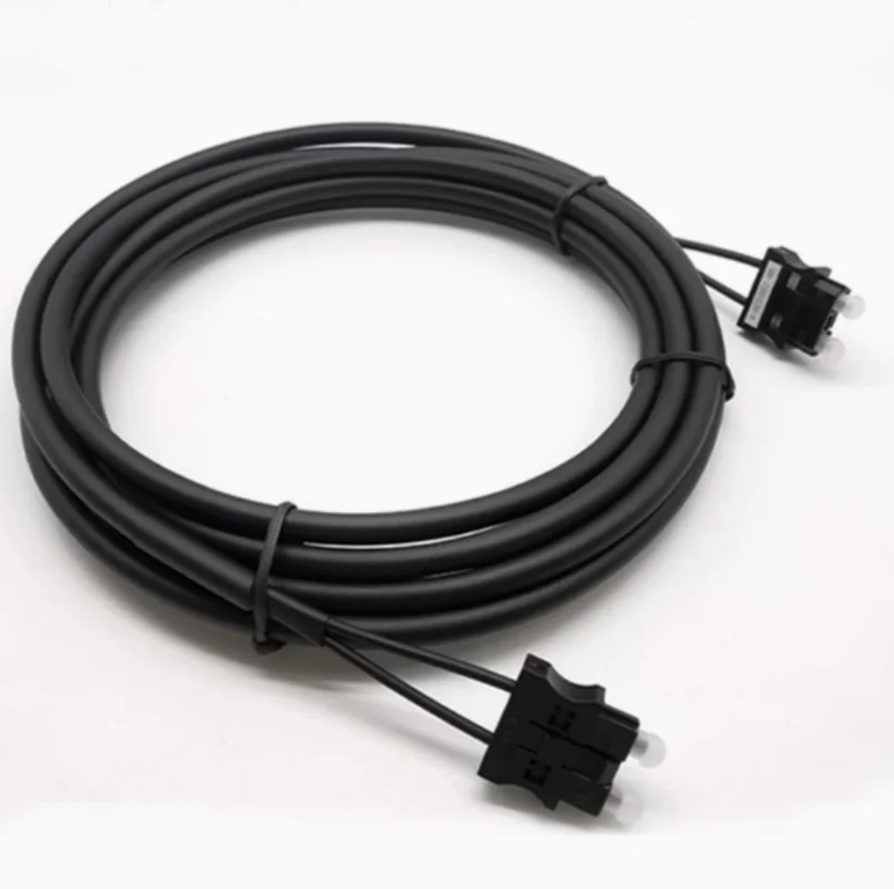 5pcs Servo fiber optic cable, PMMA communication sensor core, black skin soft fiber optic cable connector
5pcs Servo fiber optic cable, PMMA communication sensor core, black skin soft fiber optic cable connector