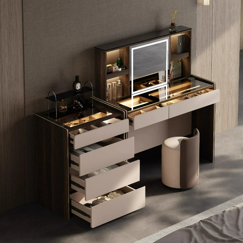 LTT Italian lifting dresser chest of drawers integrated bedroom light luxury smart electric dressing table
LTT Italian lifting dresser chest of drawers integrated bedroom light luxury smart electric dressing table