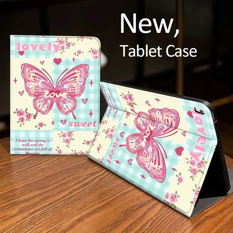 Cartoon Butterfly Heart Sweet Case For iPad Pro mini Air 1 2 4 3 5 6 7 8gen 9gen 11 M2 M3 M4 6th 7th 10th 11th Gen 2025 Tablet
Cartoon Butterfly Heart Sweet Case For iPad Pro mini Air 1 2 4 3 5 6 7 8gen 9gen 11 M2 M3 M4 6th 7th 10th 11th Gen 2025 Tablet