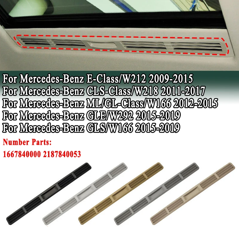 For Mercedes-Benz ML GL GLE E CLS Class W212 W166 W218 W292 Sunroof Handle Headliner Ventilation Louver 1667840000 2187840053
For Mercedes-Benz ML GL GLE E CLS Class W212 W166 W218 W292 Sunroof Handle Headliner Ventilation Louver 1667840000 2187840053