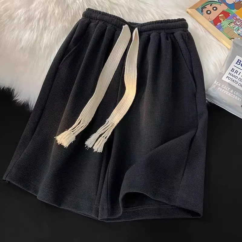 KHKW Women's Sporty Straight Leg Short Pants Summer Thin Loose Fit Casual Five-Quarter Length Korean Style Fashionable
KHKW Women's Sporty Straight Leg Short Pants Summer Thin Loose Fit Casual Five-Quarter Length Korean Style Fashionable