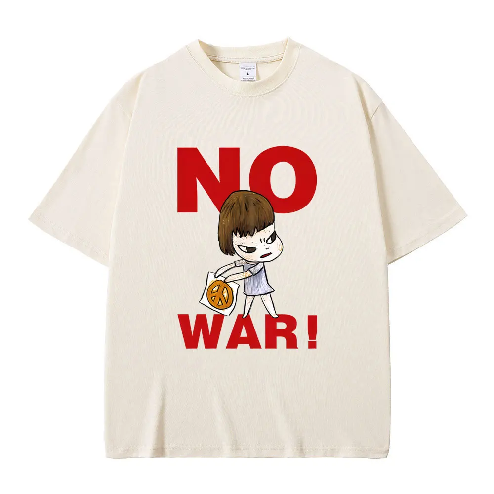Yoshitomo Nara No War T-shirt Summer Men Women Casual Funny T Shirts Male Fashion Oversized Streetwear Unsiex Soft Cotton Tees
Yoshitomo Nara No War T-shirt Summer Men Women Casual Funny T Shirts Male Fashion Oversized Streetwear Unsiex Soft Cotton Tees