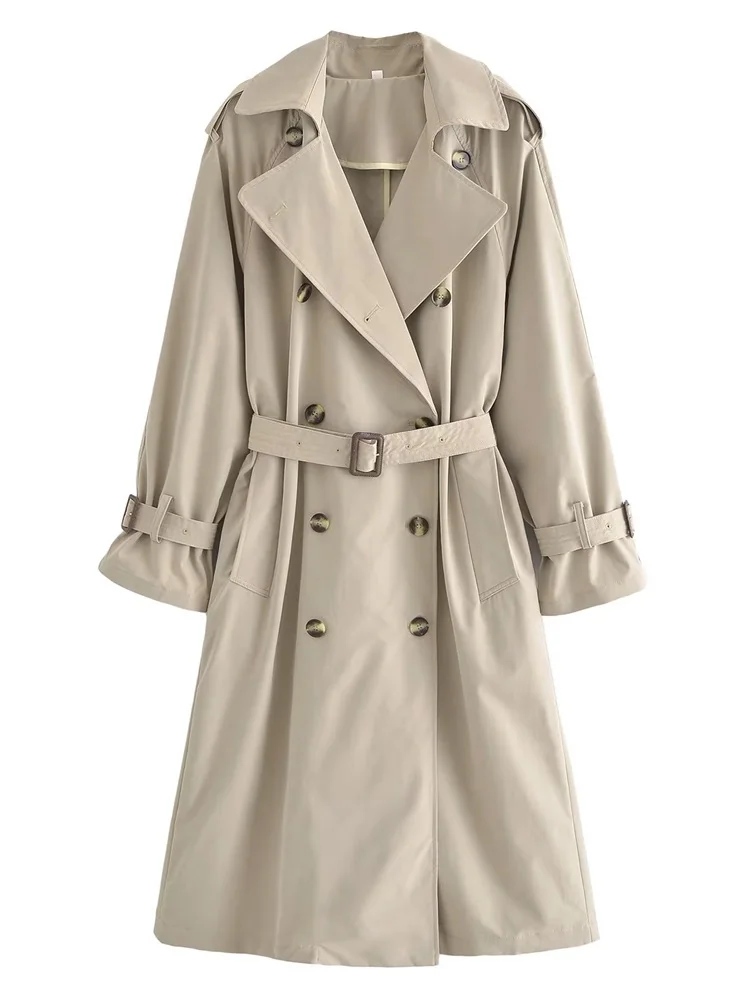 MESTTRAF Women Fashion Y2K With Pocket Double Breasted Trench Coat Vintage Long Sleeve WithWaistband Female Outerwear
MESTTRAF Women Fashion Y2K With Pocket Double Breasted Trench Coat Vintage Long Sleeve WithWaistband Female Outerwear