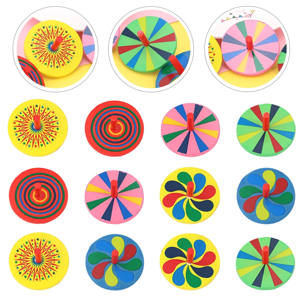 12 PCS Small Top Wooden Toys Tops Aldult Child Gyro Children Plaything Playthings
12 PCS Small Top Wooden Toys Tops Aldult Child Gyro Children Plaything Playthings