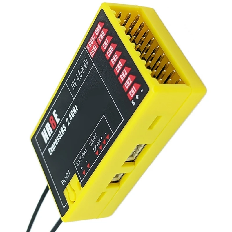 B95C HR8E ELRS PWM Receiver 9CH DC4.0-35V Receiver for Fixed Wing And Boats Models
B95C HR8E ELRS PWM Receiver 9CH DC4.0-35V Receiver for Fixed Wing And Boats Models