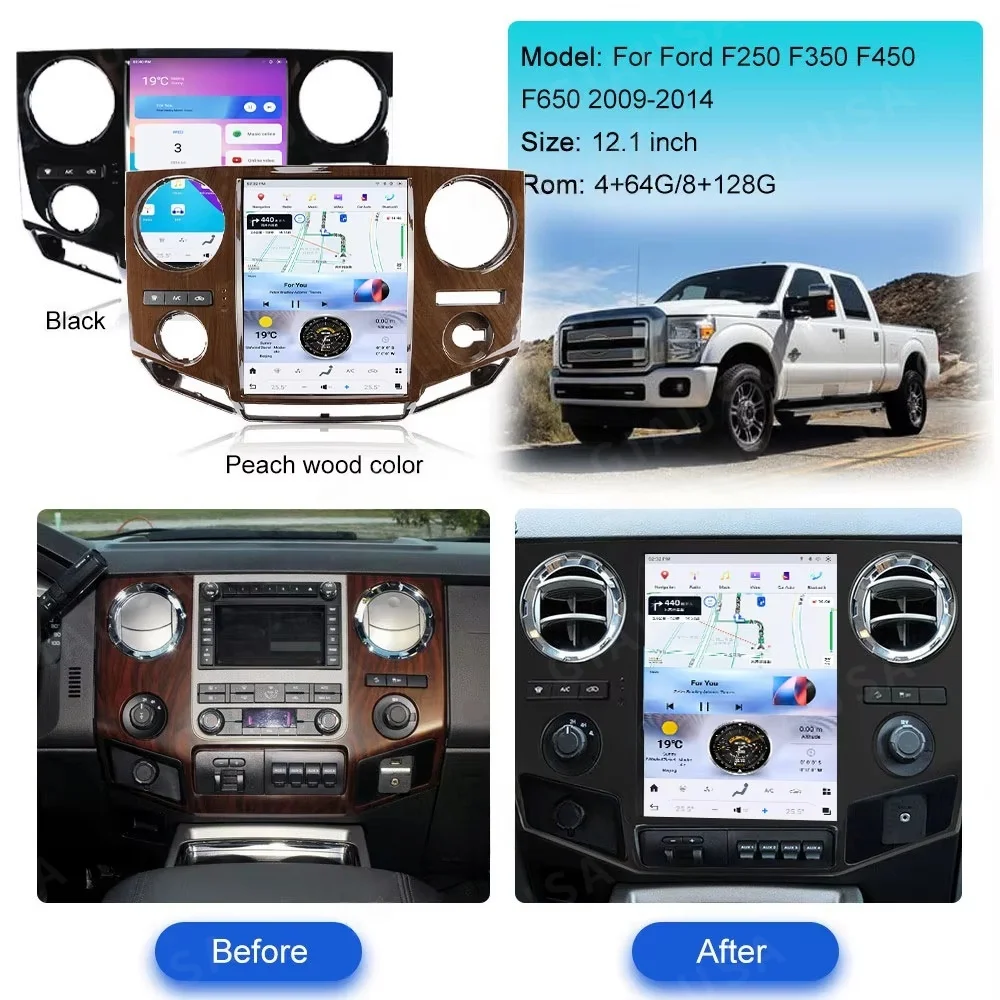 12.1-дюймовый экран, Android Auto, автомобильное радио, GPS-навигация, CarPlay для Ford F250 F350 F450 2009-2014, мультимедийный проигрыватель, головное устройство для грузовиков
12.1-дюймовый экран, Android Auto, автомобильное радио, GPS-навигация, CarPlay для Ford F250 F350 F450 2009-2014, мультимедийный проигрыватель, головное устройство для грузовиков