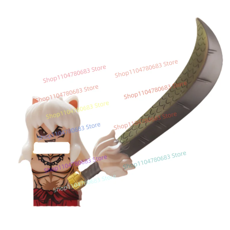 Строительные блоки MOC, полудемон, полная мини-фигурка, сборная модель, дисплей, аниме, персонаж мультфильма, декоративная игрушка, праздничный подарок 
Строительные блоки MOC, полудемон, полная мини-фигурка, сборная модель, дисплей, аниме, персонаж мультфильма, декоративная игрушка, праздничный подарок