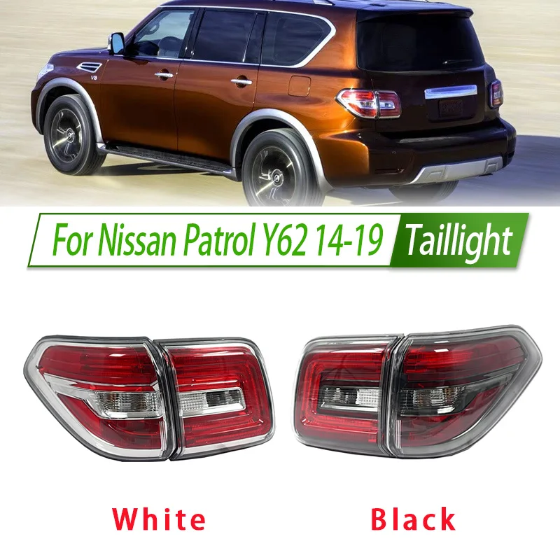 For Nissan Patrol Y62 14-19 Car Taillight Assembly OEM Style Rear Lamp with Turn Signal Reverse Light Direct Fit Replacement
For Nissan Patrol Y62 14-19 Car Taillight Assembly OEM Style Rear Lamp with Turn Signal Reverse Light Direct Fit Replacement
