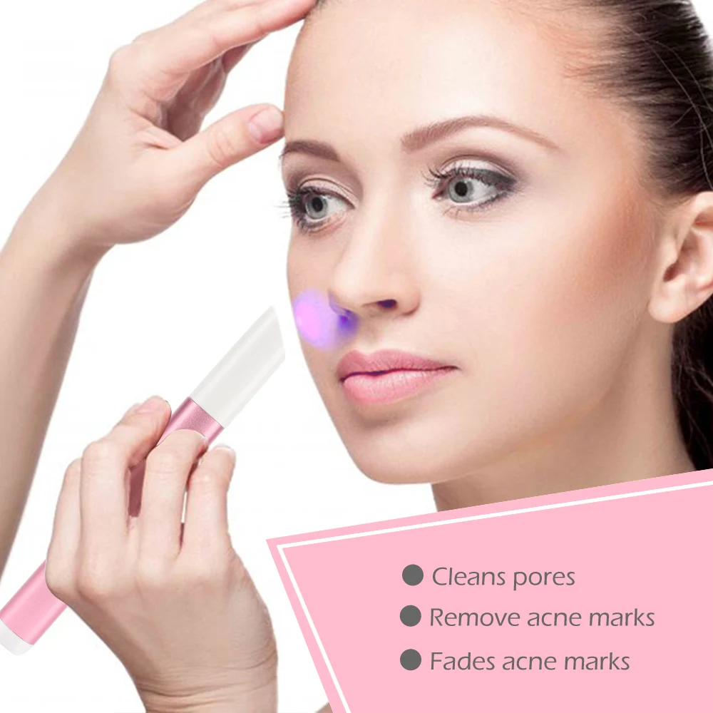Acne Removal Pen Portable Red Blue Light Photon Therapy Anti Acne Pen Facial Soft Scar Shrink Pores Wrinkle Remover Machine
Acne Removal Pen Portable Red Blue Light Photon Therapy Anti Acne Pen Facial Soft Scar Shrink Pores Wrinkle Remover Machine