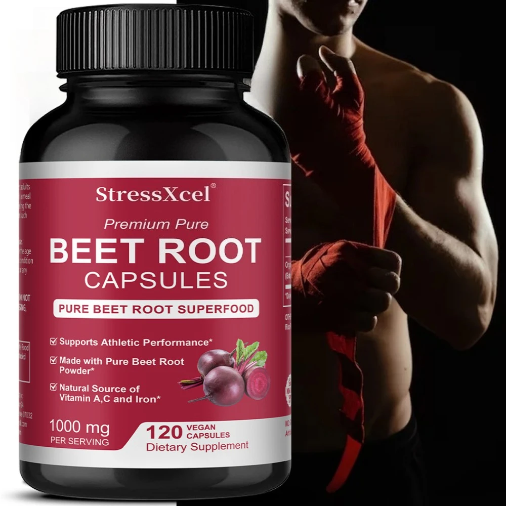 Beet Root Capsules - 1000mg Per Serving, Blood Pressure Support, Digestive Health, Supports Natural Energy, NonGMO, 120 Capsules
Beet Root Capsules - 1000mg Per Serving, Blood Pressure Support, Digestive Health, Supports Natural Energy, NonGMO, 120 Capsules